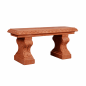 Preview: Terracotta Gartenbank
